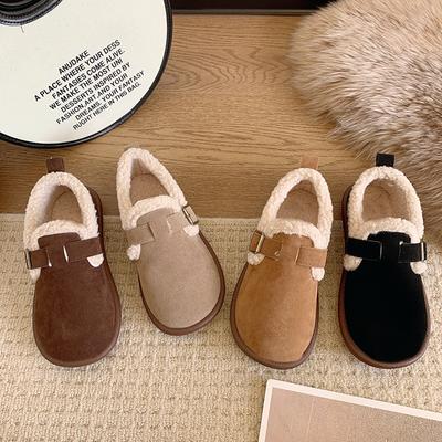 Winter Retro Niedlich Plus Samt Kleine Baumwollschuhe für Damen Pelzschuhe Damen Freizeitschuhe Frau Dick Warmer Sneaker Tenis de Mujer