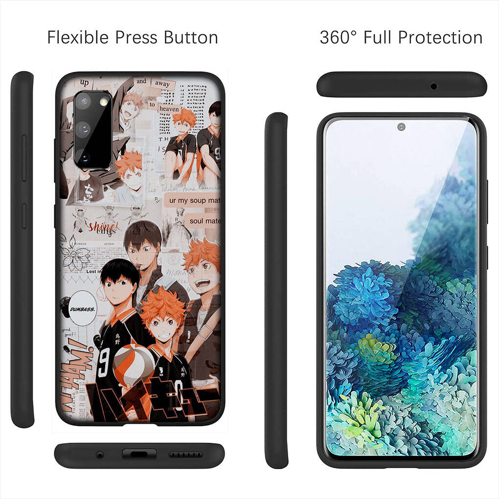 for Motorola Moto Edge 70 60 50 G54 G86 Samsung Galaxy S25 iPhone 17 16 15 Xiaomi Redmi Note 14 Pro Max Phone Case Cartoon Hinata Shoyo Haikyuu Cover