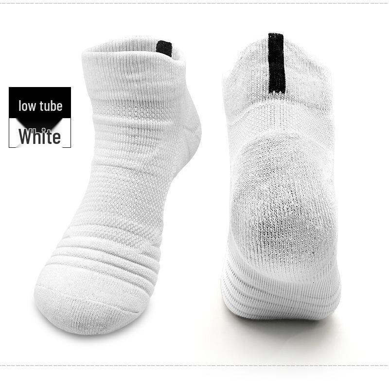 

Men s Elite Basketball Socks - Thickened Terry, Sweat-Absorbent, Non-Slip, Professional Marathon & Sports Practice Socks One Size 38-44
