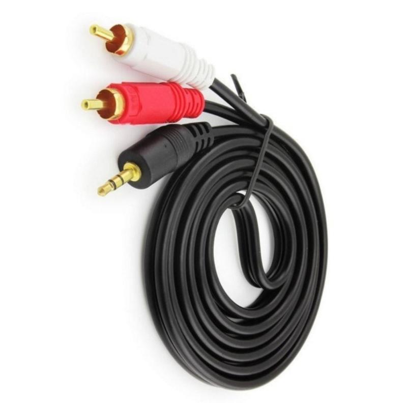 3.5mm to 2RCA Sound Stereo Cable, 3.5mm to 2RCA Male Adapter Sound Cable, Y Splitter Stereo Sound 2RCA Cable, AUXs Cord