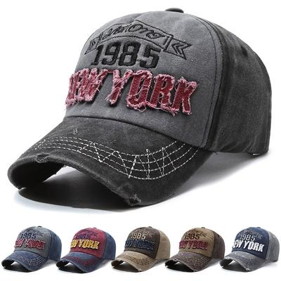 Baseball Cap Men Women Spring Summer Letter Embroidery Cap Cowboy Cap Sunscreen Hat Ponytail Panama Cap Sun Visor Hat