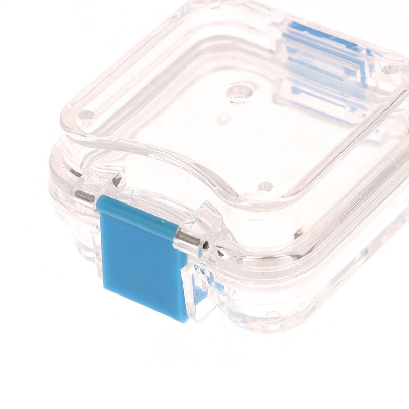 Denture Storage Box With Film Dental Crown And Bridges No Slots Available Tooth Box Plastic Transparent Dentistry Membrane Box