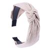 Vintage Checked Headband Non Slip Stripes Hair Hoop for Women Christmas Top Knot Hairbands Kids Girls Children Hair Accessories