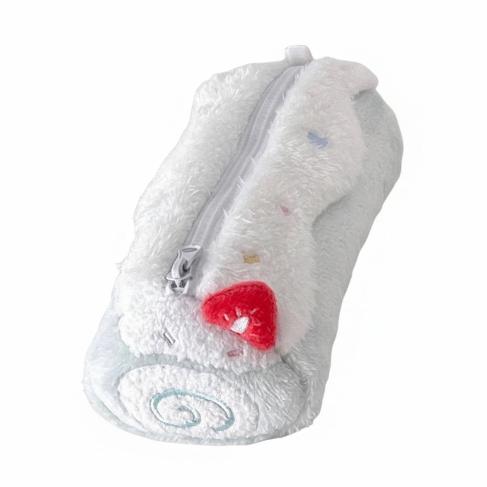 

Durable Pen Bag Large Capacity Blueberries/Strawberries/Cherries Pencil Case Swiss Roll Stationery Pouch Gift синій