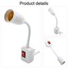 Built-in Switch E27 Lamp Holder Flexible Power Cord