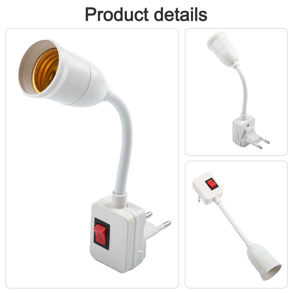 Built-in Switch E27 Lamp Holder Flexible Power Cord