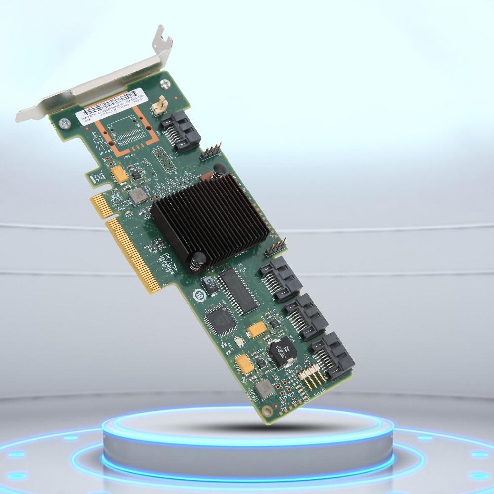 Dual Mode SATA for SAS 4-Port Disk Short Bezel Array Card LSi 9212-4i 6GB for Windows 10  8  7IT