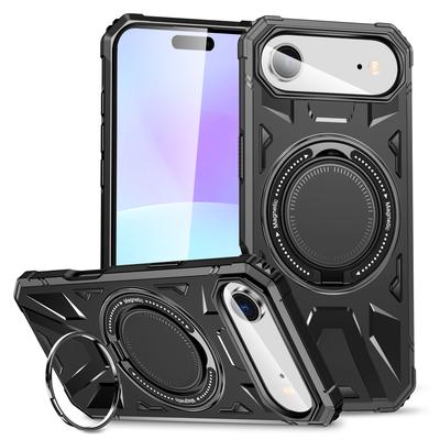 Phone Case for Iphone Air 17 Pro Max Iphone17 14 16 Plus 15 Pro 13 12 Iphone16 Fashion Metal Ring Kickstand Coque