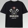 Relaxed And Comfortable V8 Engine Pattern Tshirt Bigblock Featuring A Summer Bestselling Shortsleeved Car Tshirt Design