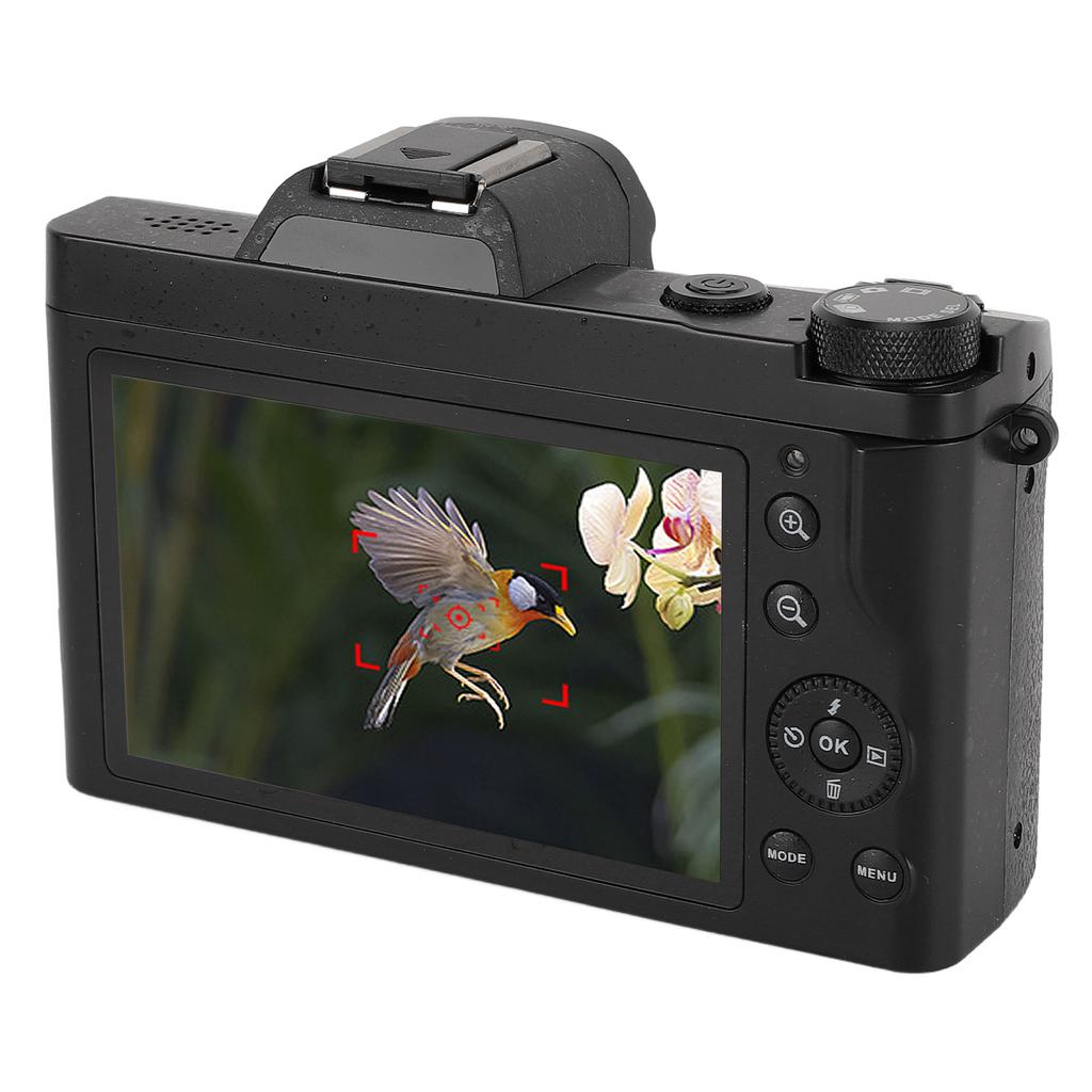 Cameră digitală 4K pentru fotografie, cameră video de 48MP cu ecran IPS de 3,5 inci, zoom digital 16X