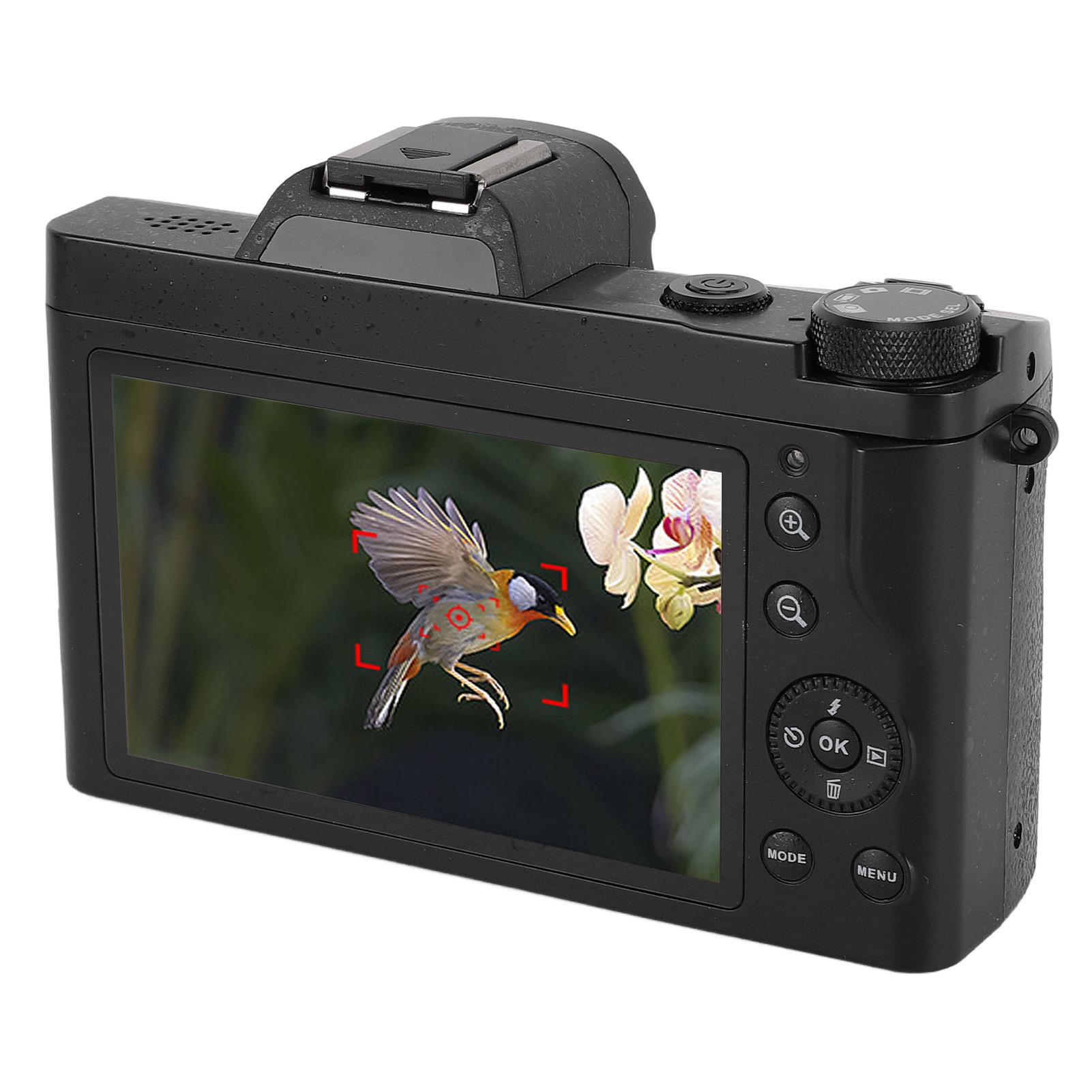 

Цифрова камера 4K для фотозйомки, відеокамера 48 МП з 3,5-дюймовим IPS-дисплеєм, 16-кратним цифровим зумом