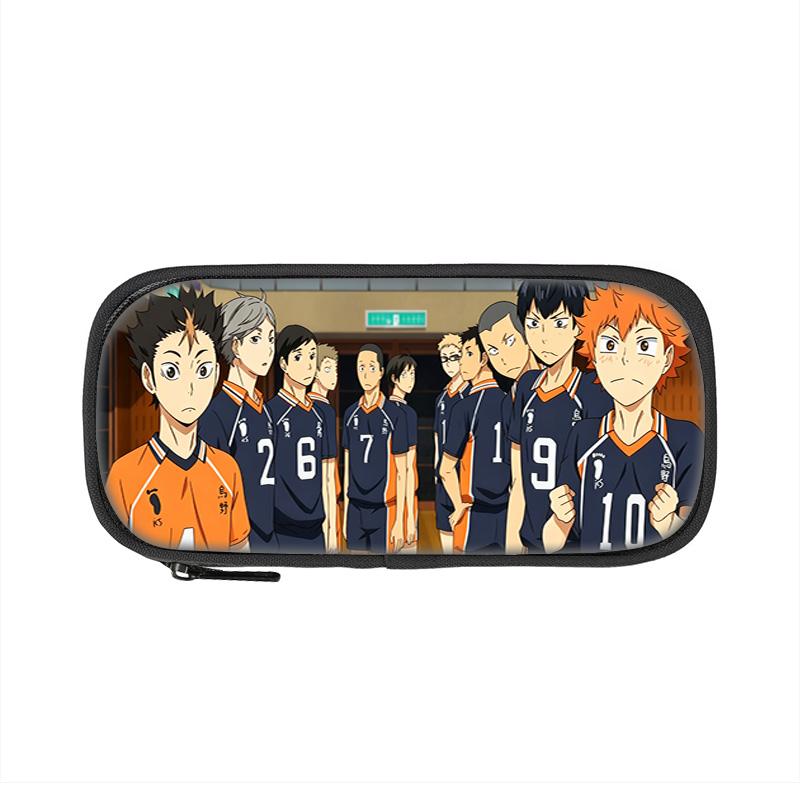 Haikyuu Pen Case Sunshine Youth Print New Large Capacity Student Boys and Girls Best Birthday Gift for School
