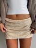 2025 Autumn Spicy Girl European Style Sequin Slim Fit Skirt