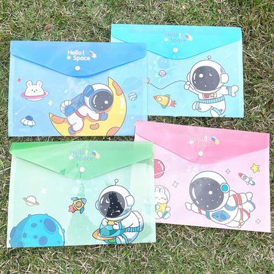 Durable Folder Cute A4 File Bag Animal Document Organizer Storage Bag Office School Supplies Stationery Kids Gift