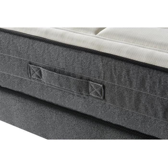 Mattress + Box Spring Set 160x200 Cm - Memory Foam - 28cm - 5 Zones - Firm - DEKO DREAM HOTEL PREMIUM LUX
