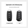 Metal Leather Key Case for 2022 Jiangling Ford Lingrui, Territory, and Transit.