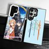Sword Art Online Anime Shockproof Phone Case for Samsung Galaxy S26 Edge S25 Ultra S24 FE S23 Plus S21 Cover Anti Fall Fundas