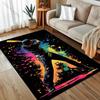 1PC Baseball Swing Colorful Splash Carpet for Living Room Bedroom Sofa Home Decor Rus Non-slip Floor Mat Luxury Gift