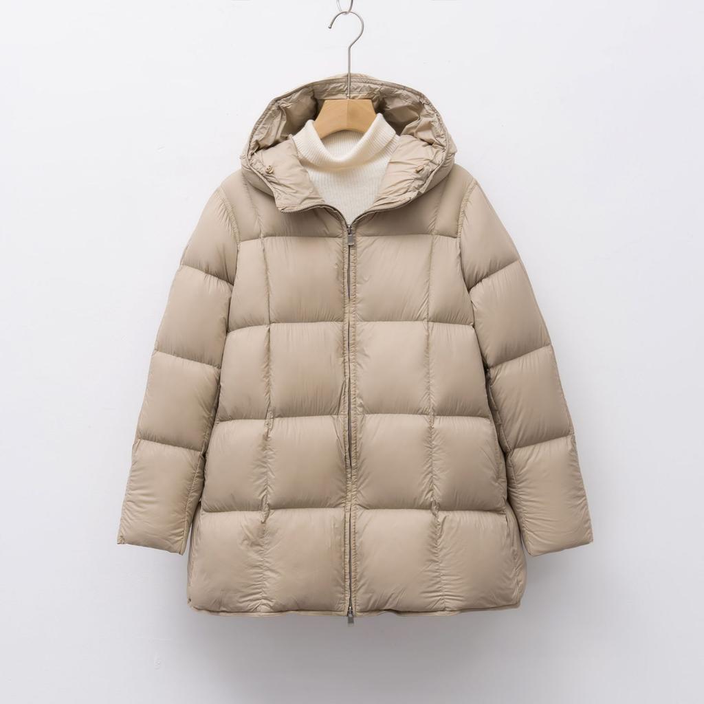 Fleece Medium and Long Bread Jacket Down Jacket Women's Hooded Thickened Winter Coat