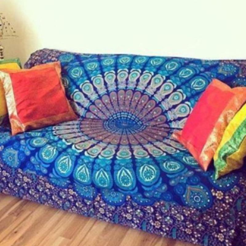 Indian Mandala Tapestry macrame wall hanging tapestry wall hanging Tai Chi Hippie bohemian decor Decorative dorm wall carpet