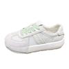 Cowhide version children's versatile mesh breathable little white shoes summer new casual sports shoes board shoes