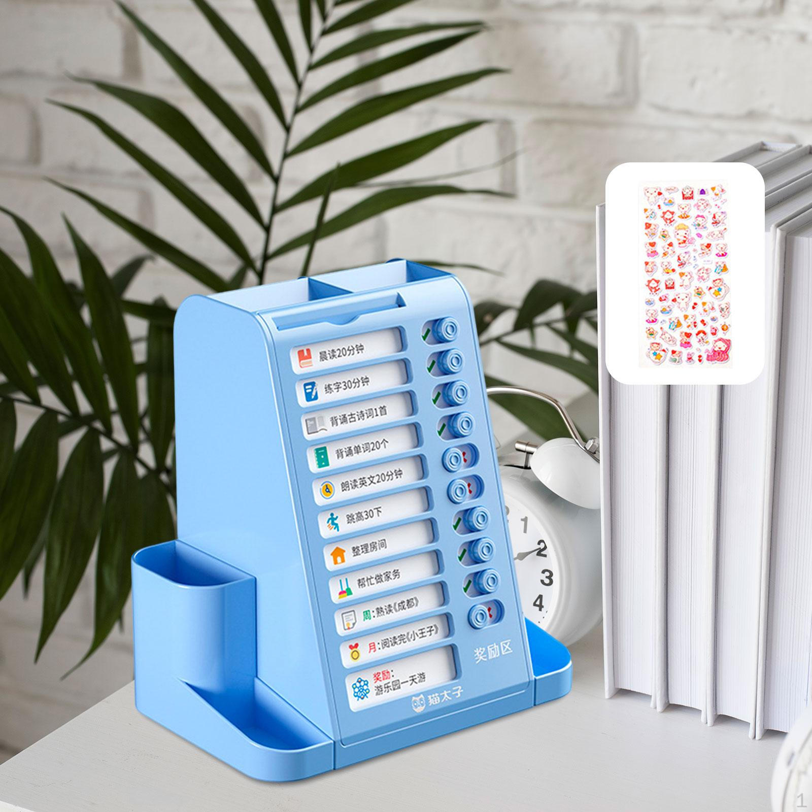 Pen Holder Desk Organizer Storage Box 360° Rotating Multifunctional Portable Pencil Cup for