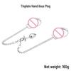 Diamond Butt Plug & Handcuffs Set for Men and Women - Anal Training & Adult Play