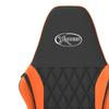 Gaming Chair Black and Orange Artificial Leather