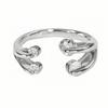 Niche High-End Flash Diamond Sweet Zircon Super Fairy Open Ring Temperament Fashionable Index Finger Ring Woman