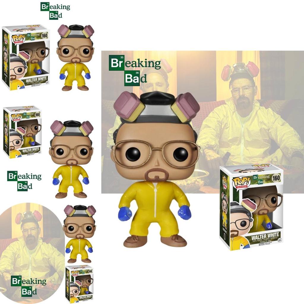 Figurine Funko Pop Breaking Bad Heisenberg Jesse Modèle 10cm Personnage d'Anime Objet de Collection