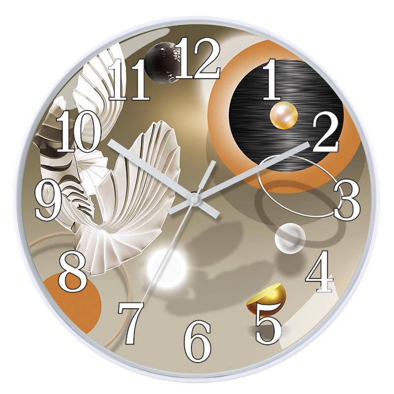 12 Zoll (30 cm) Wohnzimmer-Wanduhr im modernen minimalistischen Stil, kreative Quarzuhr