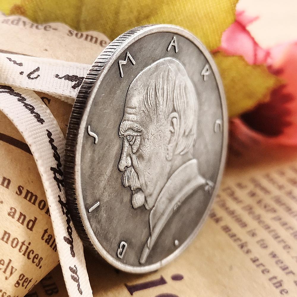 German Chancellor of Iron and Blood, Bismarck, commemorative coin, appreciation, silver dollar, coin