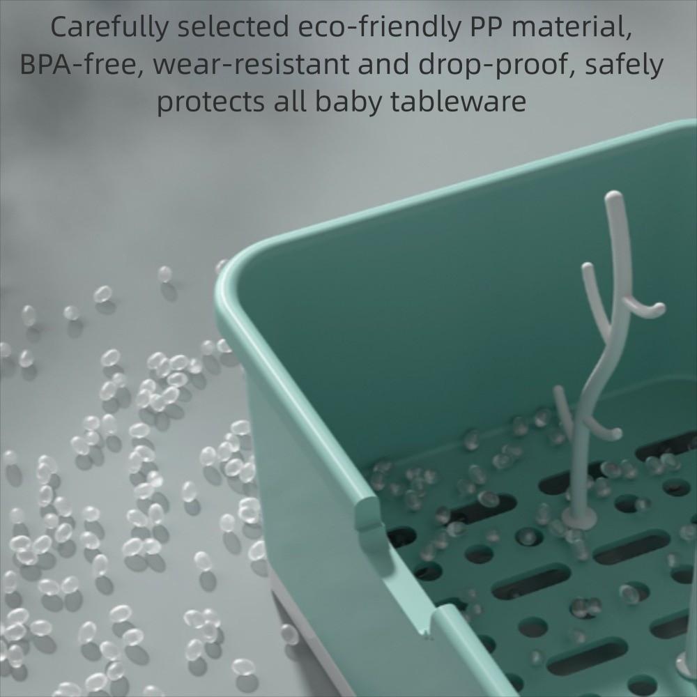 Portable Baby Bottle Holder Anti-Dust Milk Bottle Storage Box Nursing Bottle Drying Rack Travel