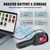 Thermal Imaging Camera, 320 x 240 Pixels Super Resolution with 2MP Visual Camera, 25Hz Refresh Rate Infrared Camera with -4℉~1022℉ Temp, 64G SD Card