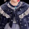 Halloween & Christmas Elsa Princess Velvet Shawl for Kids