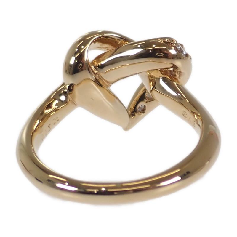 MIKIMOTO #9(JP Size) Ring K18 Yellow Gold Women