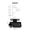 Foldable Car Seat Back Dining Tray Drink Holder Phone Stand For Car Interior Use