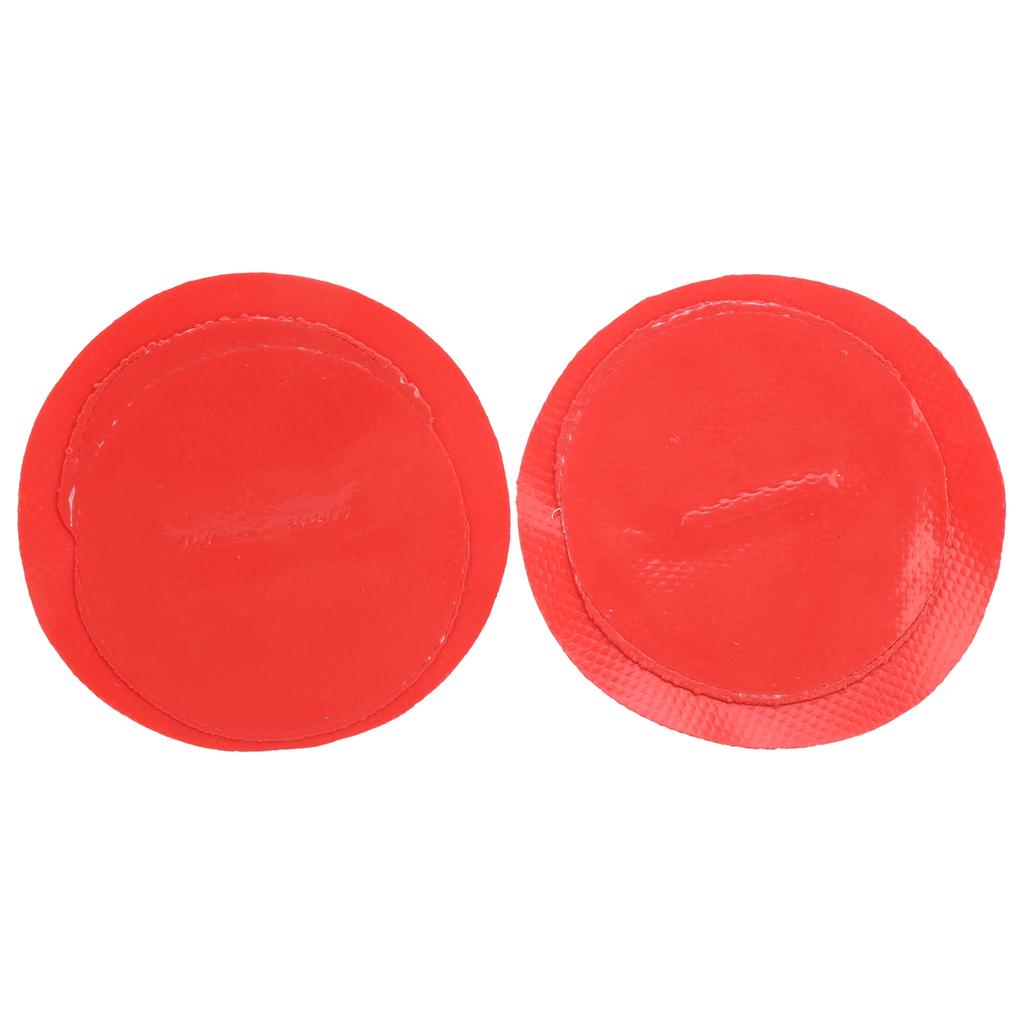 2pcs Inflatable Boat Kayak D  Pad Patch PVC Marine Stainless Steel Fixed Buckle(Black )