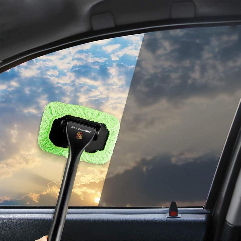 1Pcs Car Window Cleaner Brush Kit Windshield Cleaning Wash For Porsche Cayenne Macan 911 Gt3 918 928 944 968 Boxster Panamera