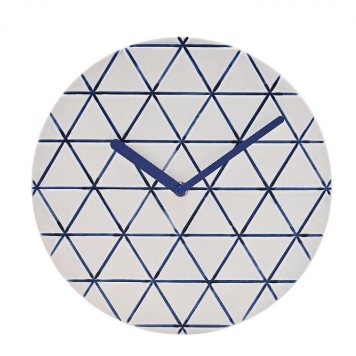 Interval Porcelain Wall Clock 28cm - Geometric Design