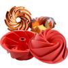 Kitchen Silicone Baking Molds Cake Decoration Baking Pan Molds Non Stick Spiral Shape Baking Tools Kitchen Baking Accessories