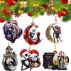 Nightmare Before Christmas Jack Sally Weihnachtsbaum Anhänger Halloween Deko Acryl Geschenk