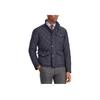 Polo Ralph Lauren Logo Diamond Quilted Stand Collar Long Sleeve Cotton Jacket Men Jacket Navy-Blue MNPOOTW16020059-410