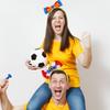 Teen Soccer Bowknot Shape Headbands Woman Student Cheerleading Game Gatherings Hairband Plastic Carnivals Hair Hoop