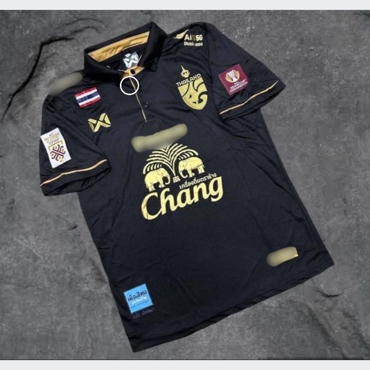 

ТАИЛАНД, национальный футбол, тренировочный трикотаж, быстросохнущая рубашка с воротником-поло, полиэстер с короткими рукавами, унисекс, мужская и женская униформа M