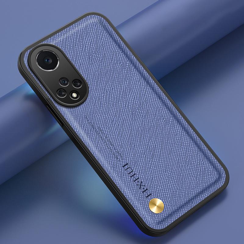 Leather Case For Huawei Nova 9 10 11 12 P40 P50 P60 Pura 70 Honor 50 SE 70 90 100 Pro Wireless Charge Build-in Iron Phone Cover