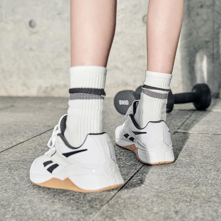 Reebok Nano X4 White Black Gum Unisex Sneakers Footwear-White 100074186