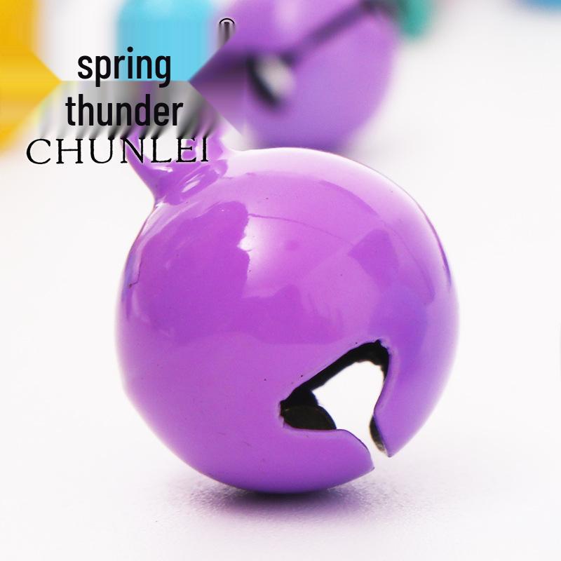 

Korean Candy Color 14mm Bell Ornament for Christmas & Pet Collars