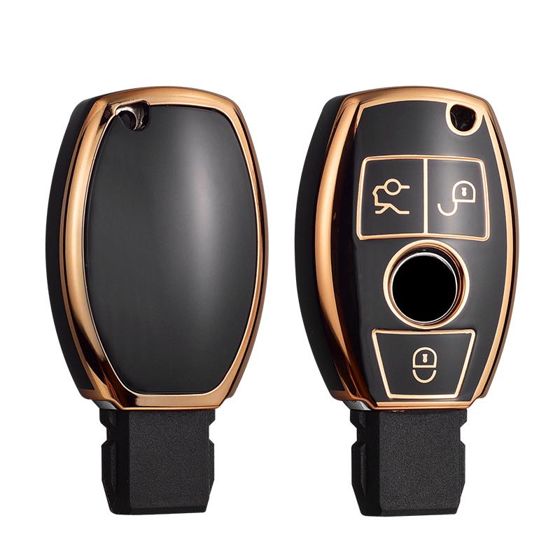 

Чехол-накладка из ТПУ для пульта ключа автомобиля для Mercedes Benz A B C E S Class W204 W205 W212 W213 W176 GLC CLA AMG W177 X167