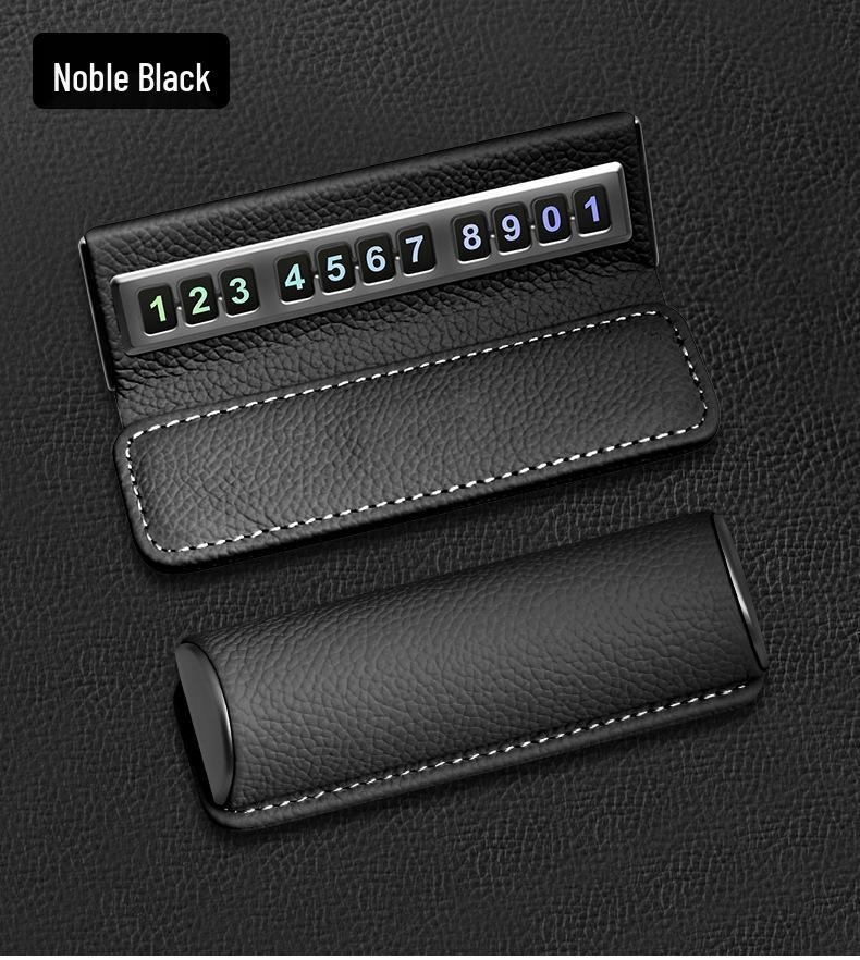 Kreatives temporäres Parkschild - Innenraum-Autoornament und Windschutzscheiben-Telefonnummernanzeige